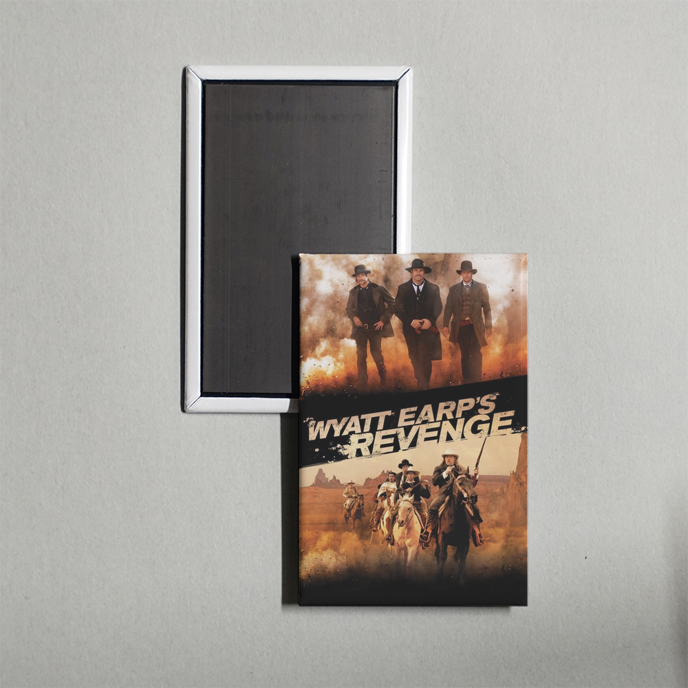 Wyatt Earp's Revenge Mini Movie Fridge Magnet