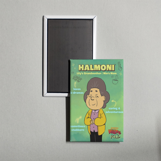 Wylde Pak Halmoni Mini Movie Fridge Magnet