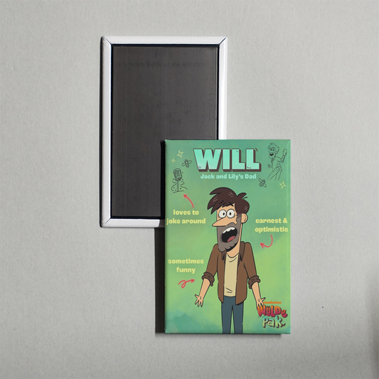 Wylde Pak Will Mini Movie Fridge Magnet