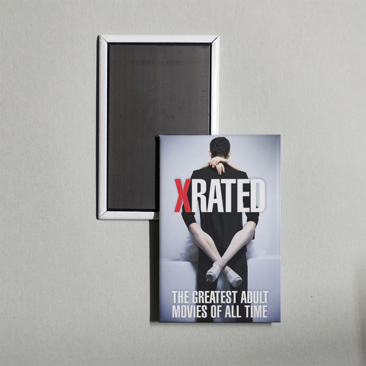 X-Rated The Greatest Adult Movies of All Time Mini Movie Fridge Magnet