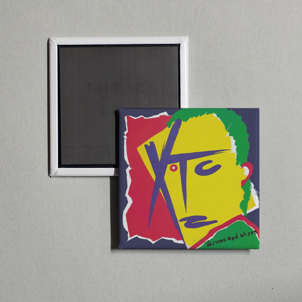 XTC - Drums And Wires Album Cover Fridge Magnet
