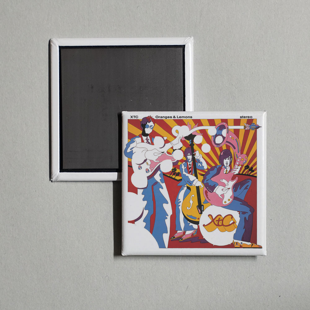 XTC - Oranges & Lemons Album Cover Fridge Magnet