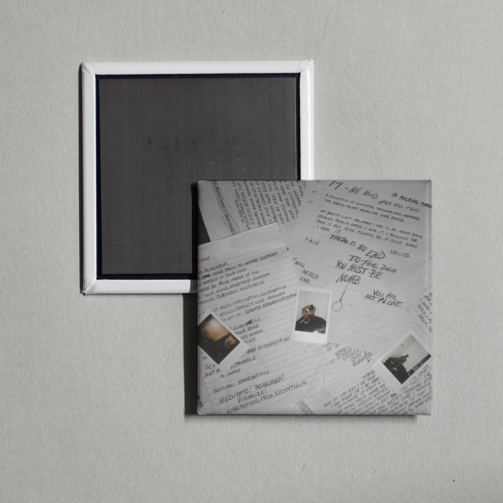 XXXTENTACION - 17 Album Cover Fridge Magnet