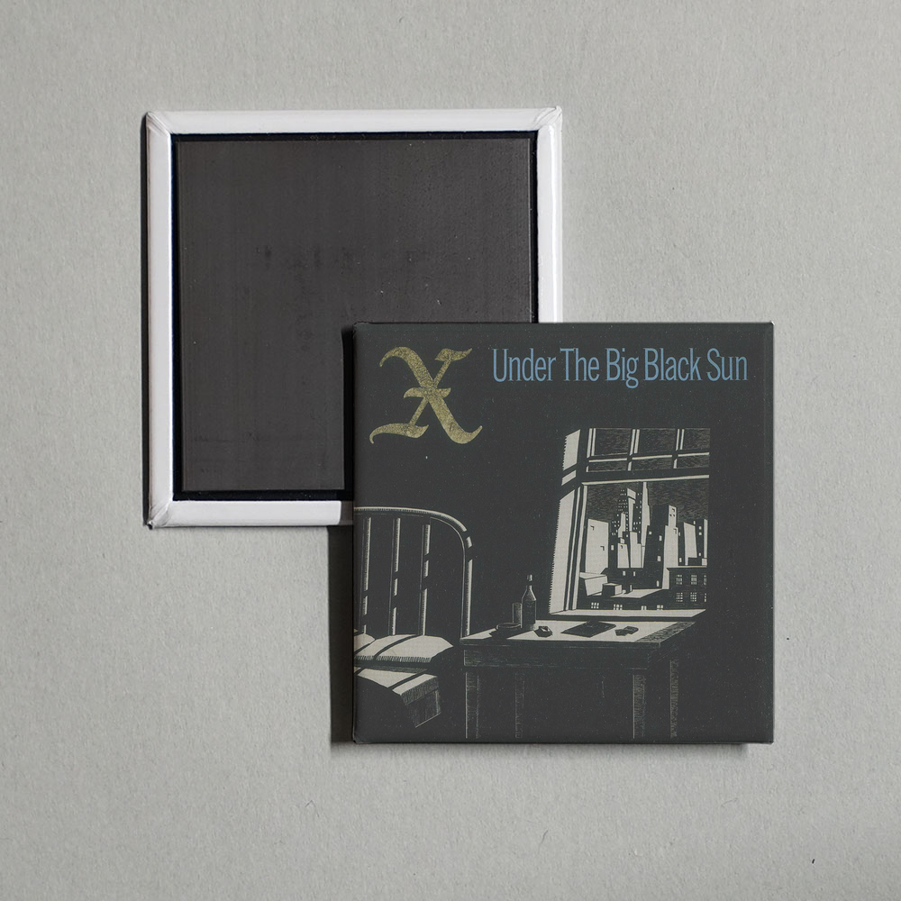 X - Under the Big Black Sun Album Cover Fridge Magnet