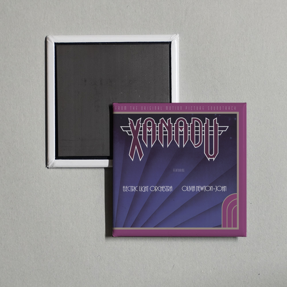 Xanadu Soundtrack - Olivia Newton-John Electric Light Orchestra Album Cover Fridge Magnet