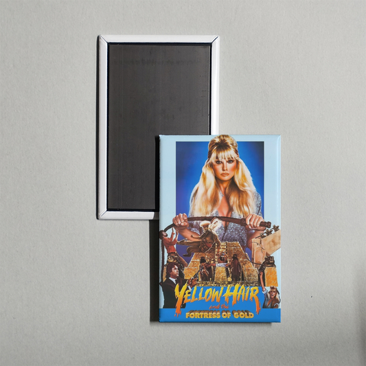 Yellow Hair and the Fortress of Gold Mini Movie Fridge Magnet