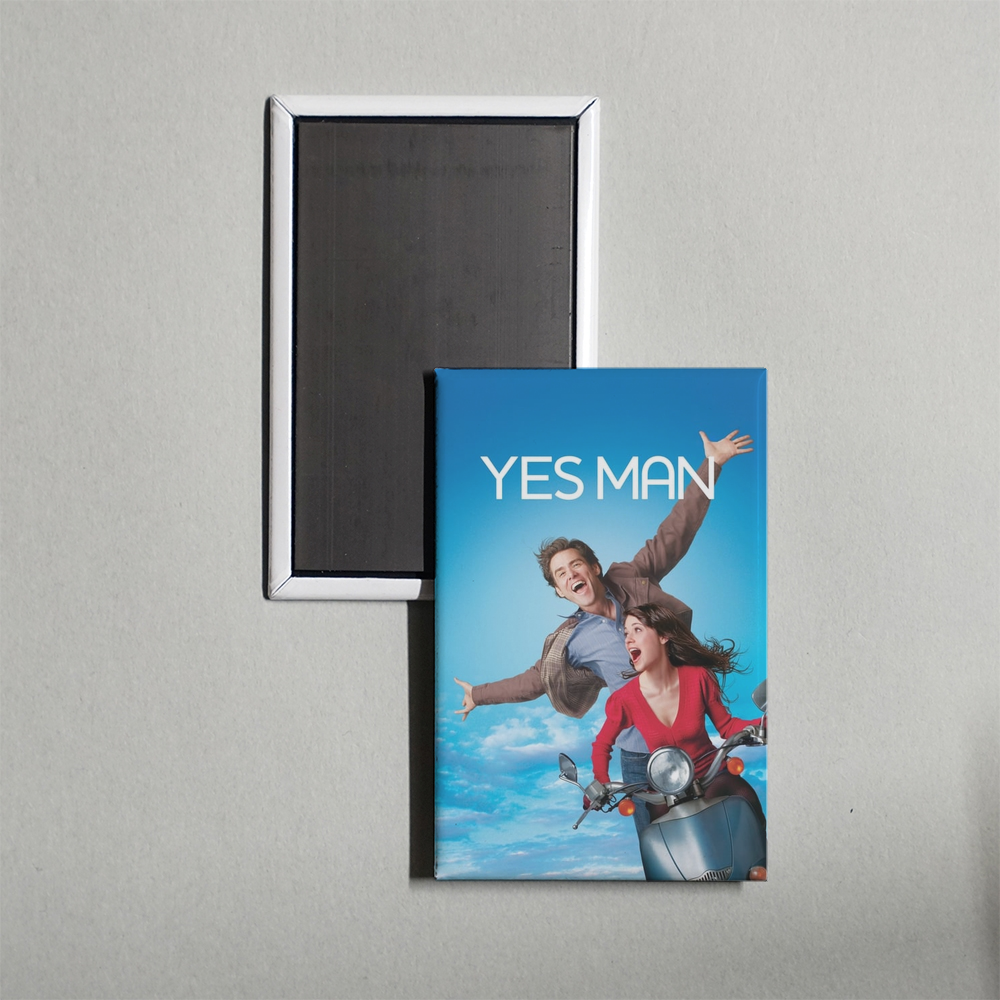 Yes Man Mini Movie Fridge Magnet