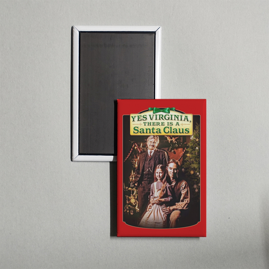 Yes Virginia, There Is a Santa Claus Mini Movie Fridge Magnet