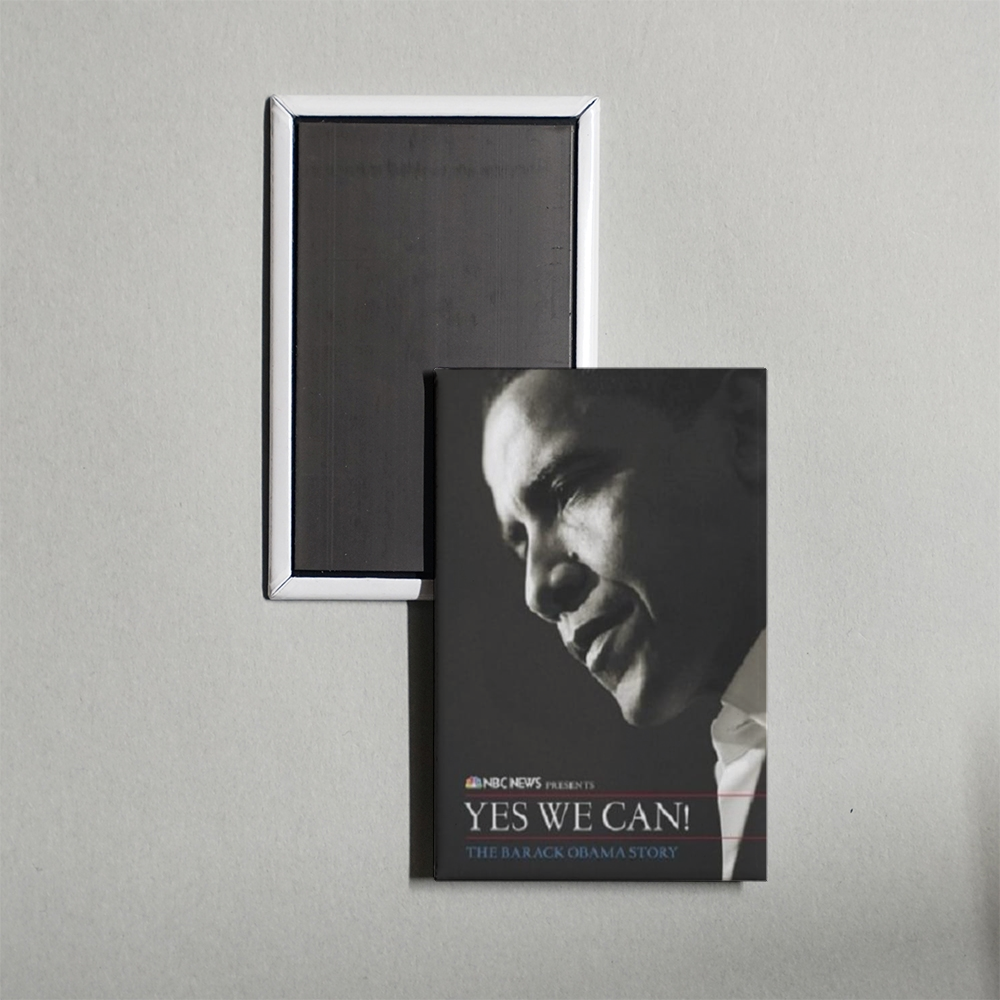 Yes We Can! - The Barack Obama Story Mini Movie Fridge Magnet