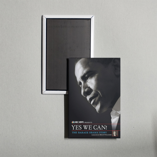 Yes We Can! - The Barack Obama Story Mini Movie Fridge Magnet