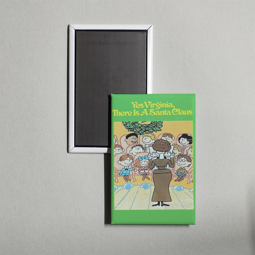 Yes, Virginia, There Is a Santa Claus Mini Movie Fridge Magnet