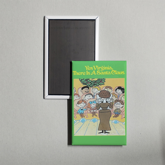 Yes, Virginia, There Is a Santa Claus Mini Movie Fridge Magnet