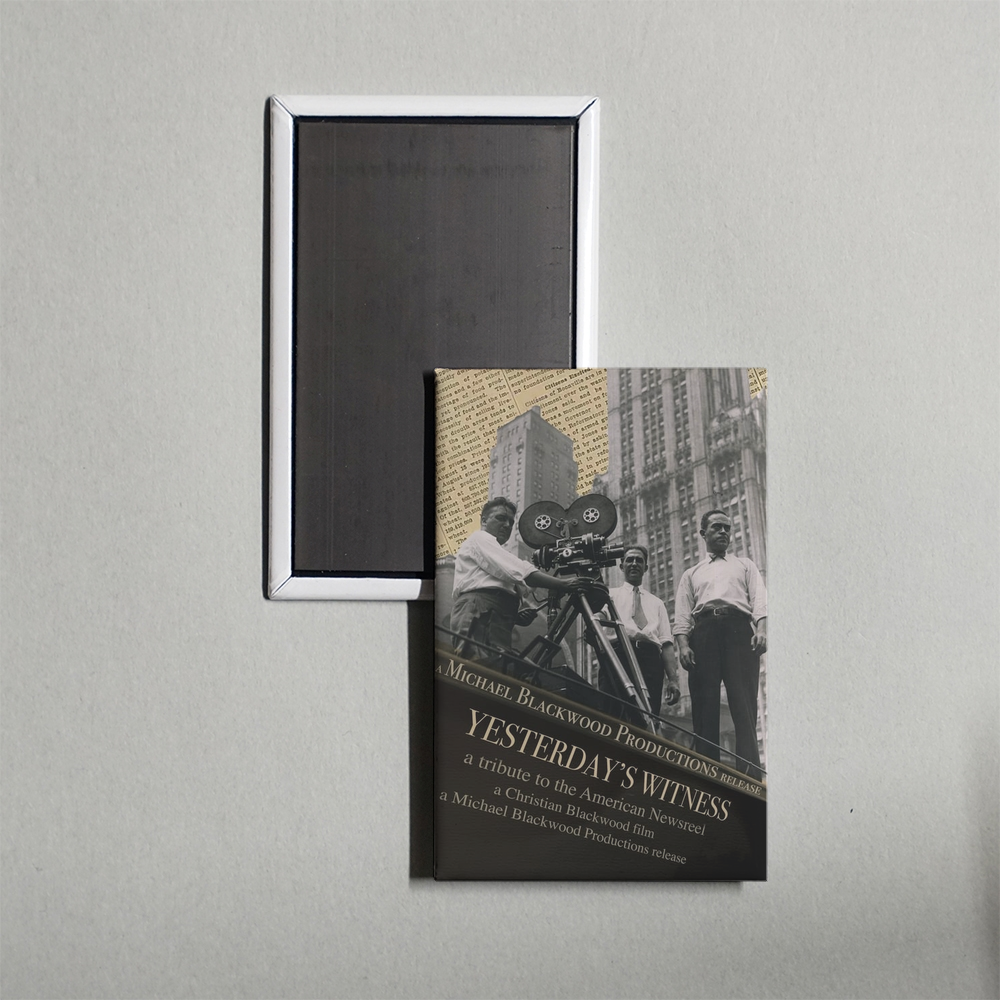 Yesterday's Witness Mini Movie Fridge Magnet