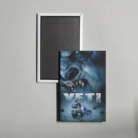 Yeti Curse of the Snow Demon Mini Movie Fridge Magnet