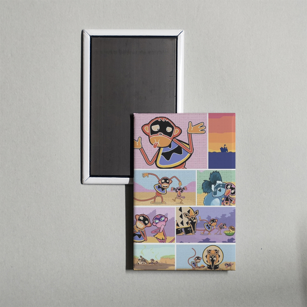 Yoko! Jakamoko! Toto! TV Show Fridge Magnet