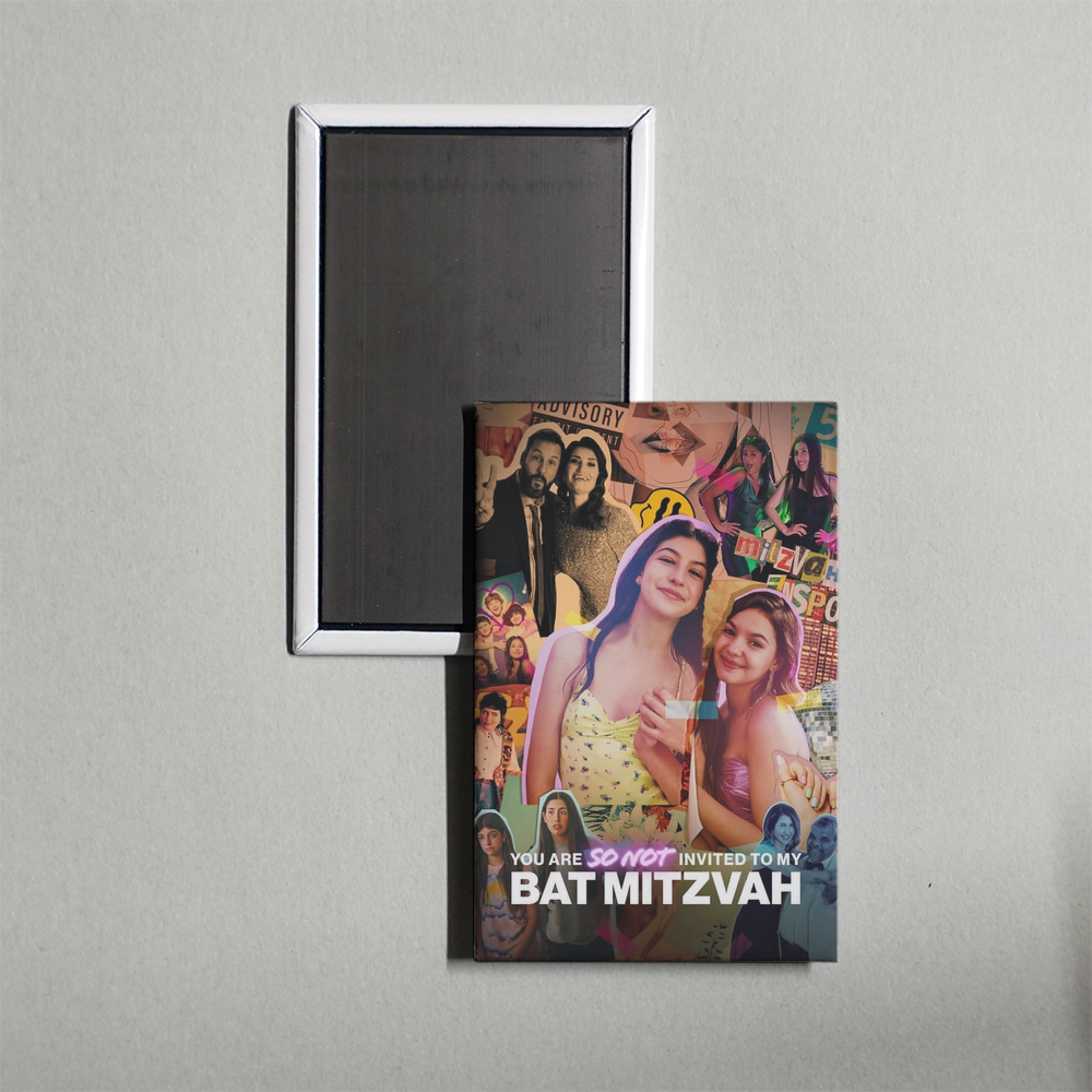 You Are So Not Invited to My Bat Mitzvah Mini Movie Fridge Magnet