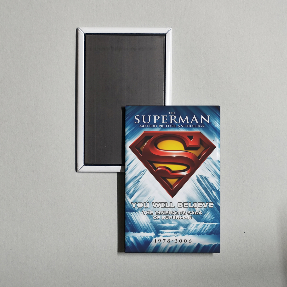 You Will Believe The Cinematic Saga of Superman Mini Movie Fridge Magnet