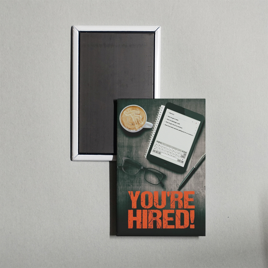 You're Hired! Mini Movie Fridge Magnet