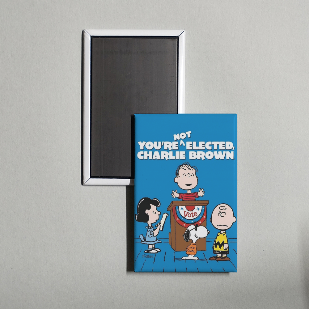 You're Not Elected, Charlie Brown Mini Movie Fridge Magnet