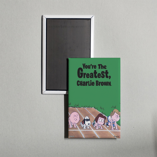 You're the Greatest, Charlie Brown Mini Movie Fridge Magnet