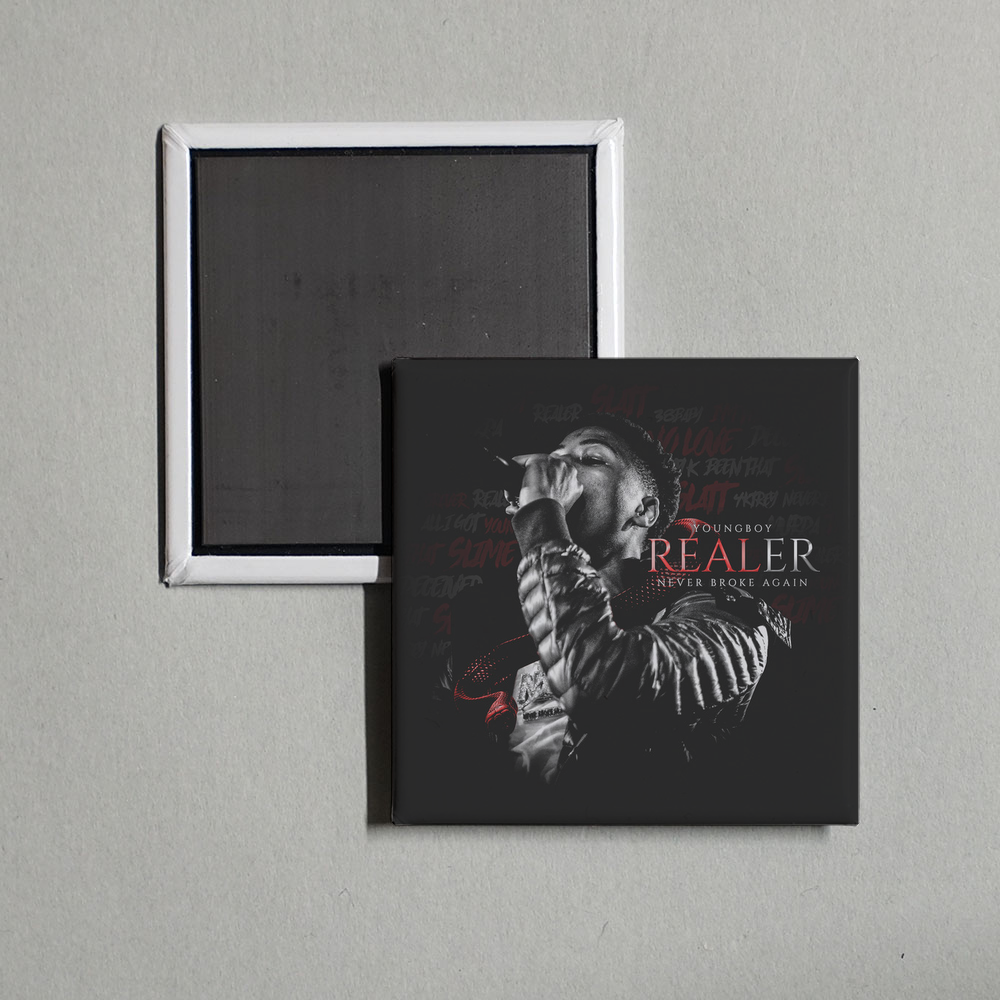 YoungBoy Never Broke Again - Realer Album Cover Fridge Magnet