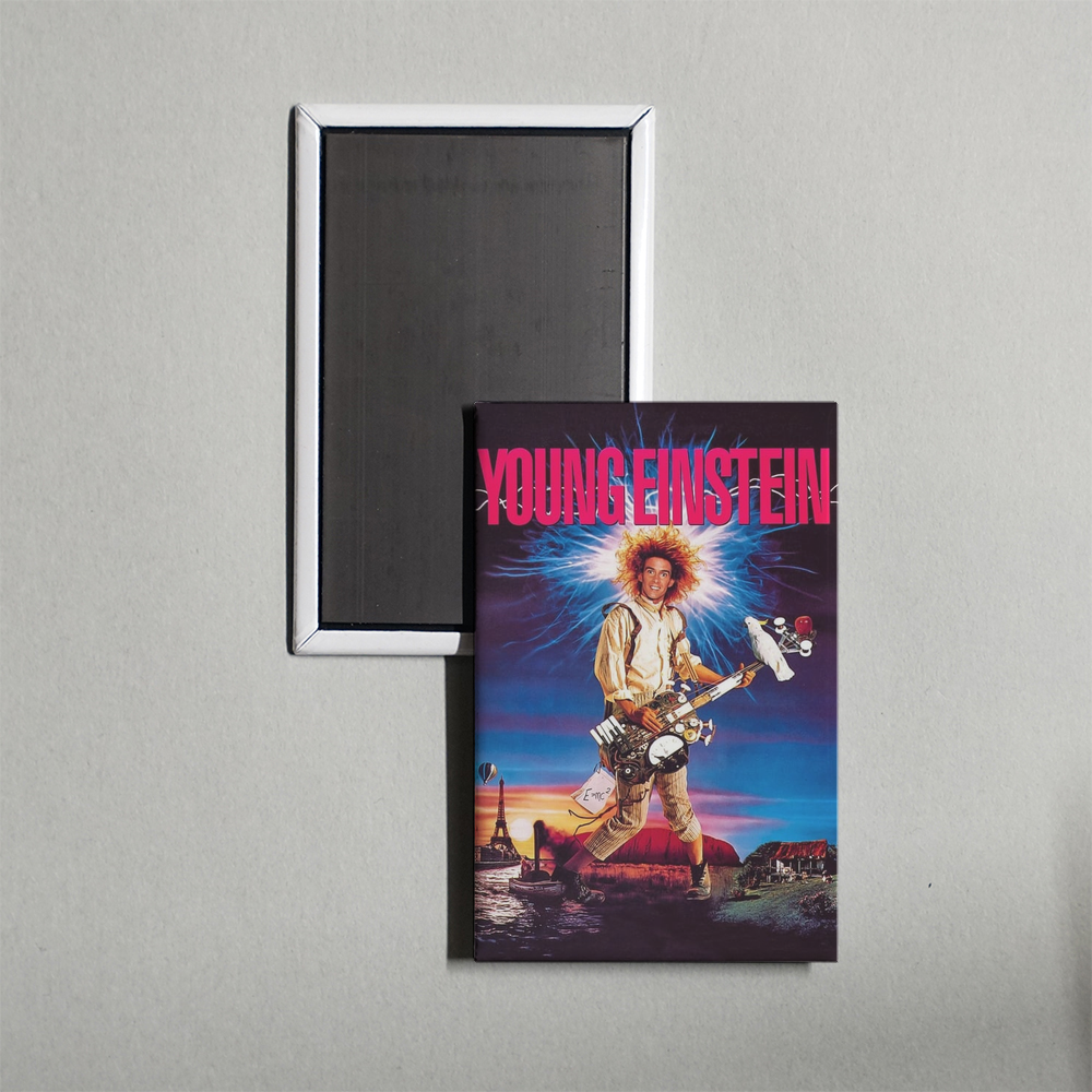 Young Einstein Mini Movie Fridge Magnet