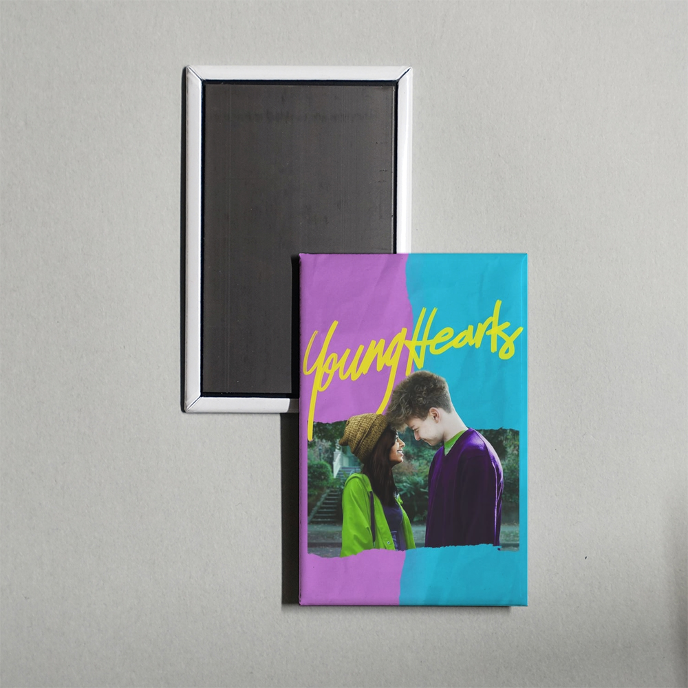 Young Hearts Mini Movie Fridge Magnet