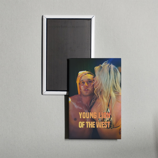 Young Lion of the West Mini Movie Fridge Magnet