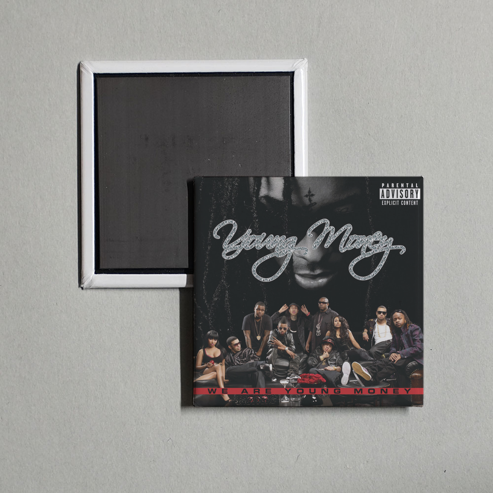 Young Money - We Are Young Money Album Cover Fridge Magnet
