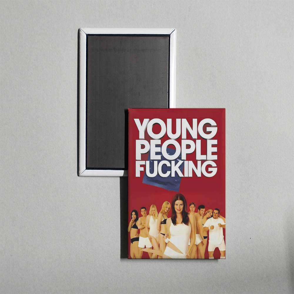 Young People Fucking Mini Movie Fridge Magnet