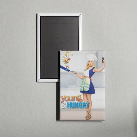 Young & Hungry TV Show Fridge Magnet