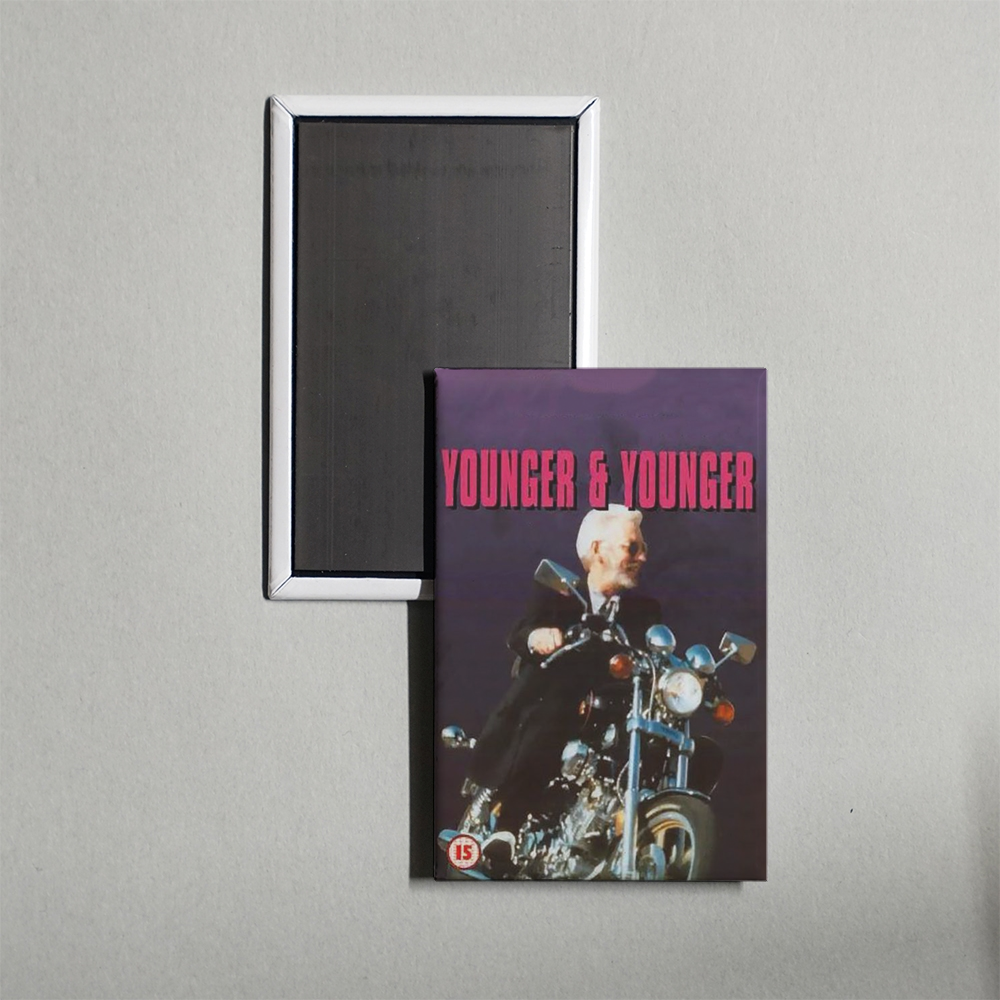 Younger and Younger Mini Movie Fridge Magnet