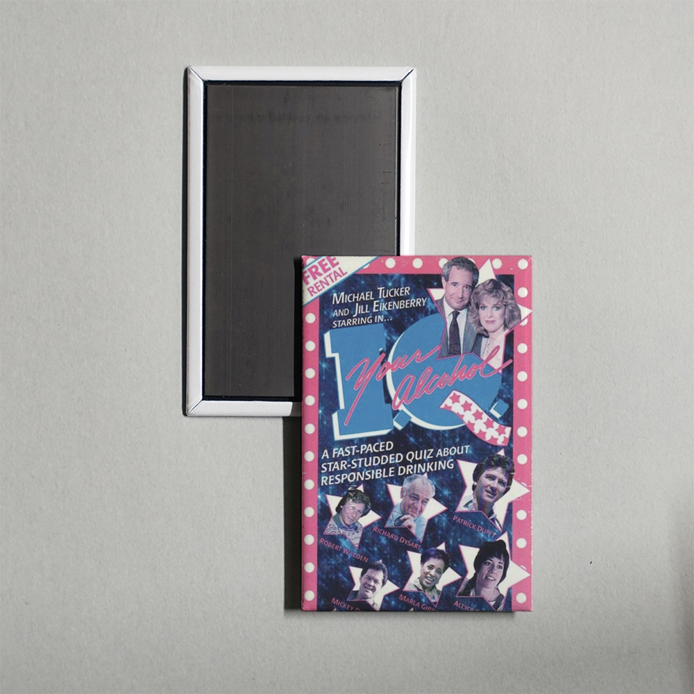 Your Alcohol I.Q. Mini Movie Fridge Magnet
