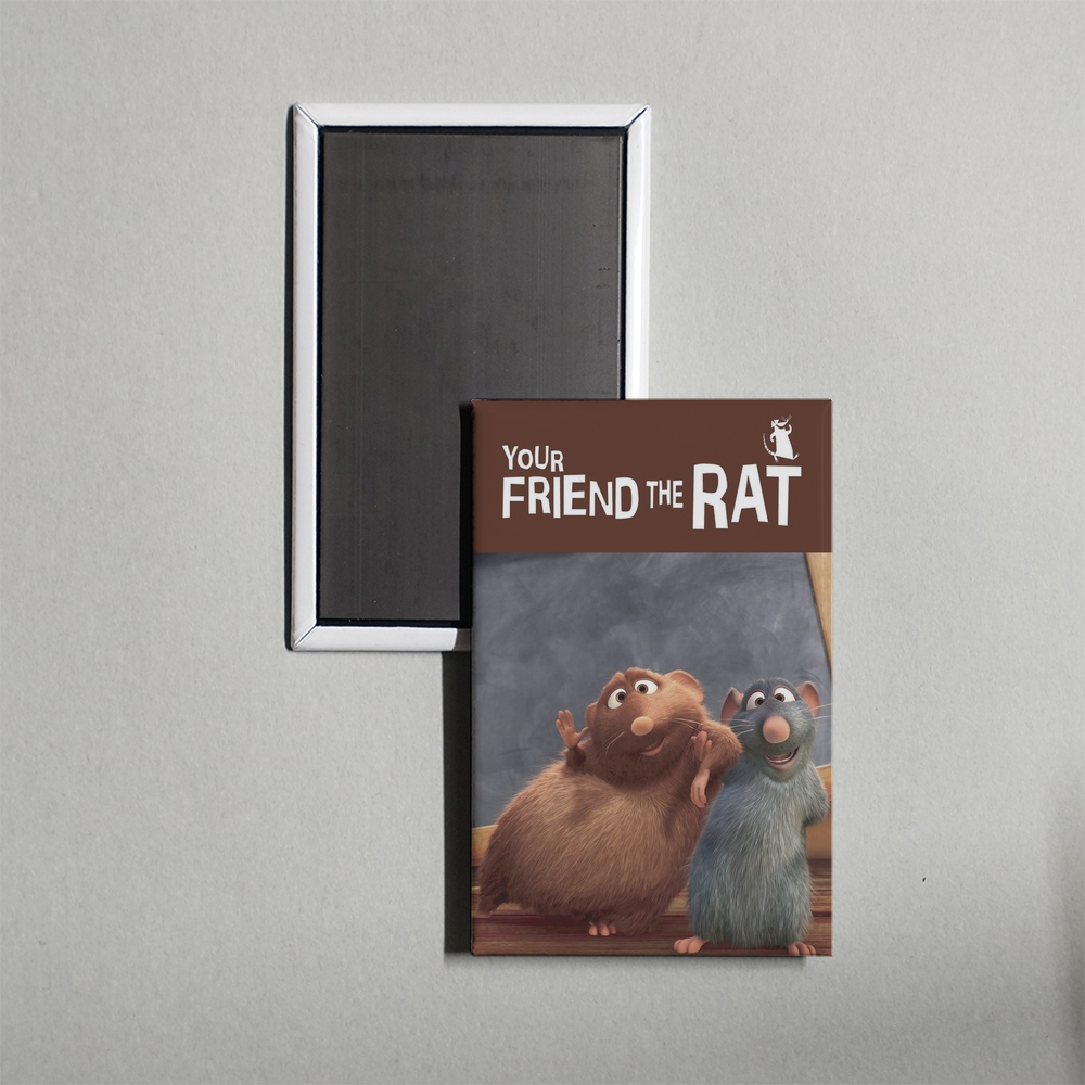 Your Friend the Rat Mini Movie Fridge Magnet
