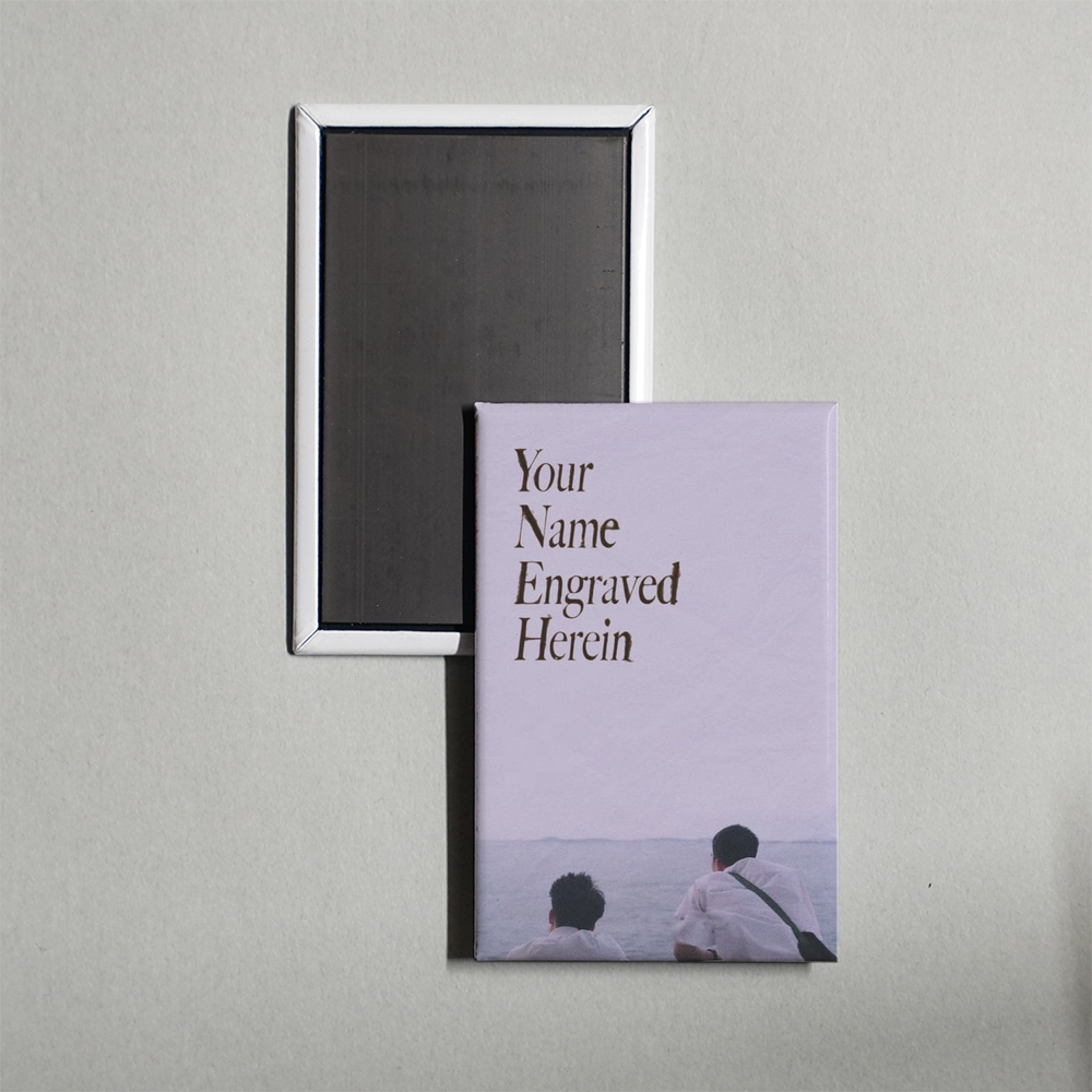 Your Name Engraved Herein Mini Movie Fridge Magnet