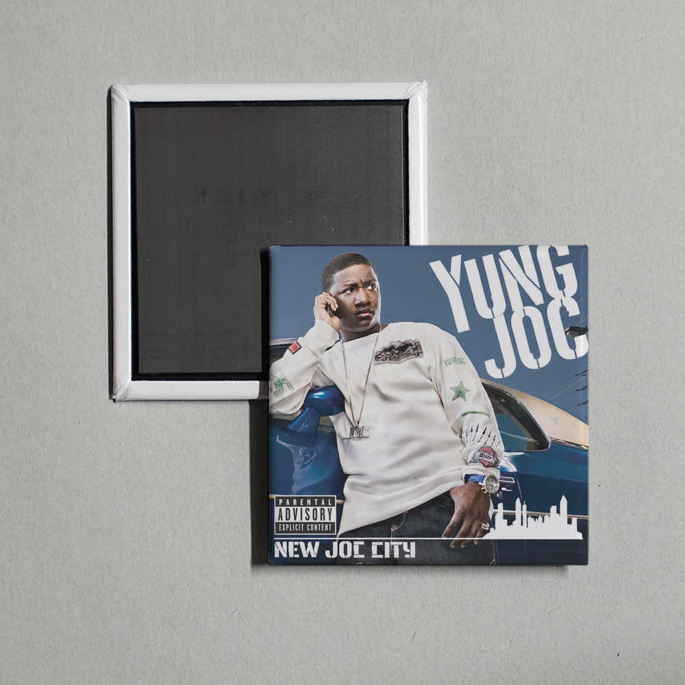 Yung Joc - New Joc City Album Cover Fridge Magnet