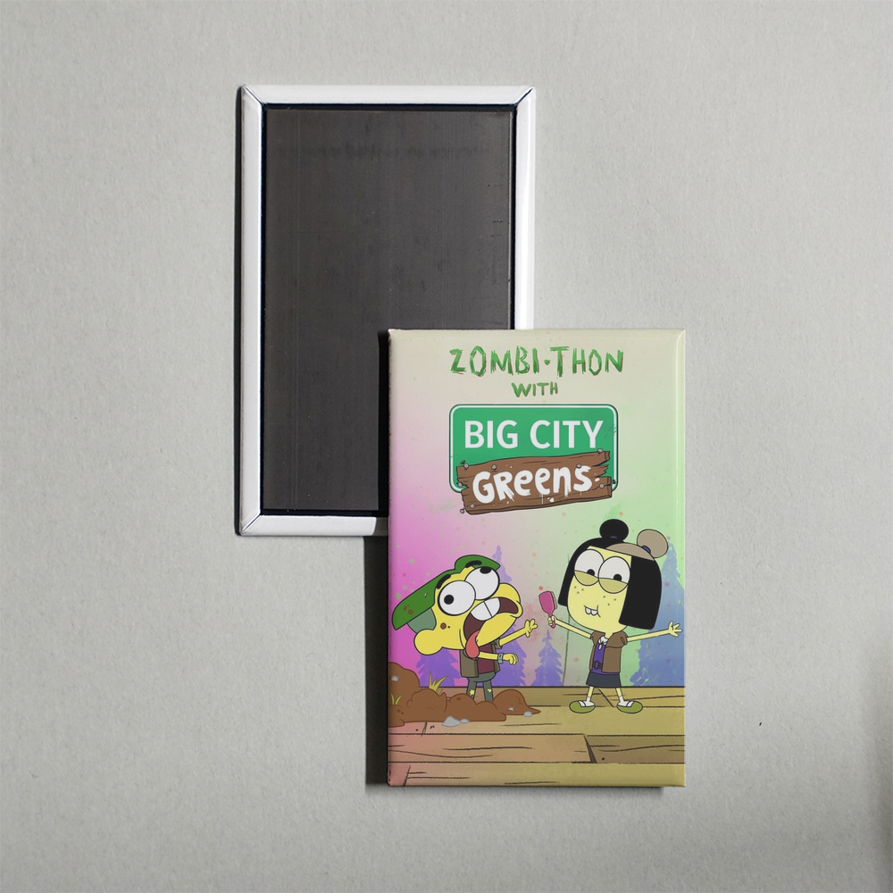 ZOMBI-Thon with Big City Greens Mini Movie Fridge Magnet