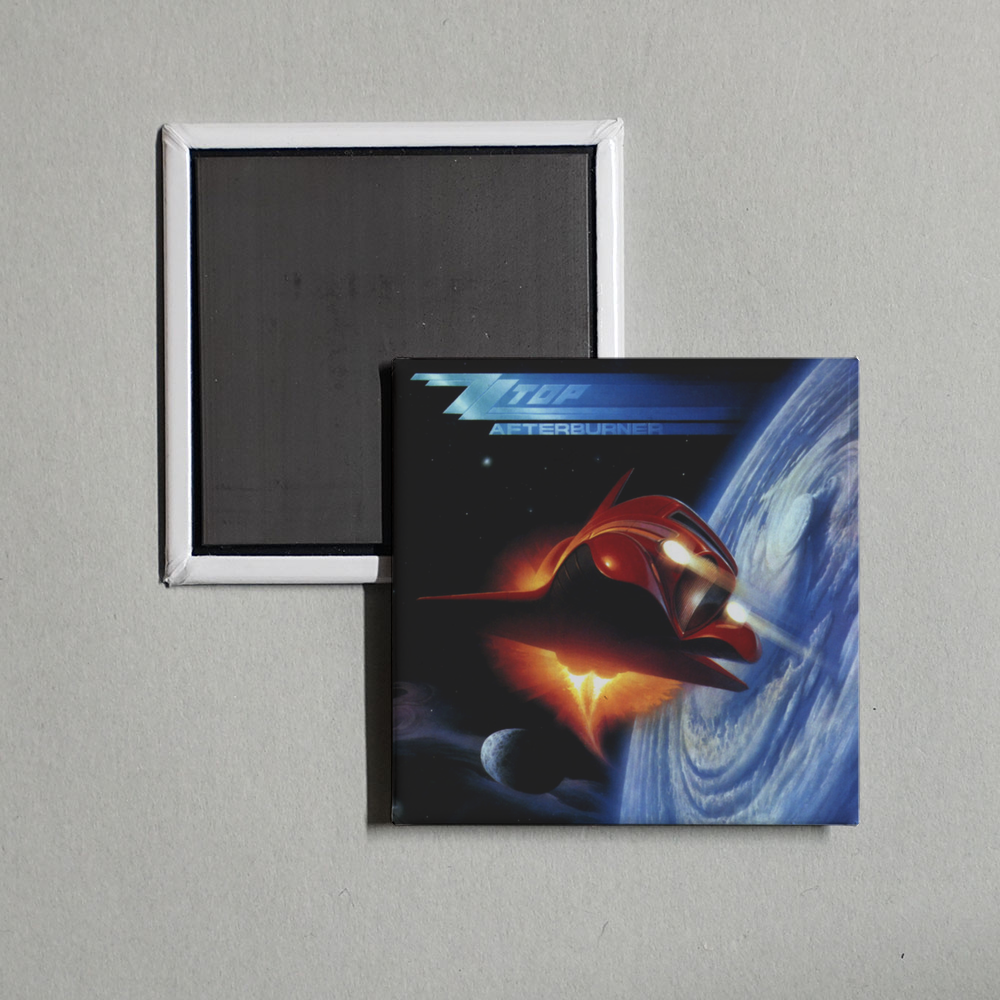 ZZ Top - Afterburner Album Cover Fridge Magnet