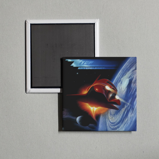 ZZ Top - Afterburner Album Cover Fridge Magnet