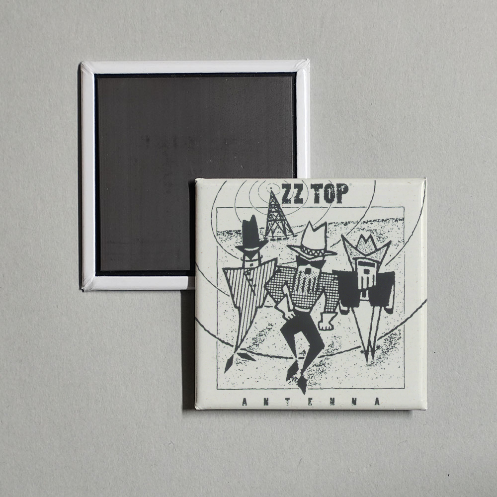 ZZ Top - Antenna Album Cover Fridge Magnet