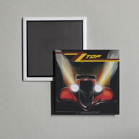 ZZ Top - Eliminator Album Cover Fridge Magnet
