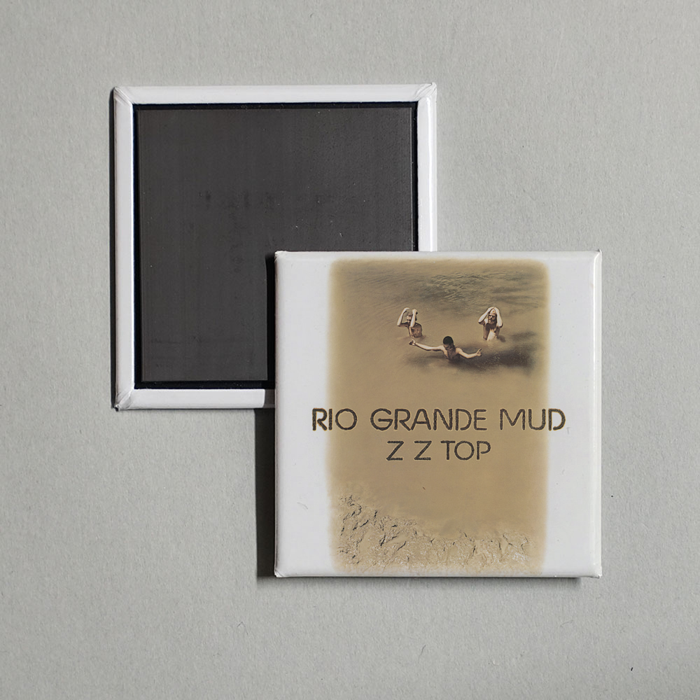 ZZ Top - Rio Grande Mud Album Cover Fridge Magnet