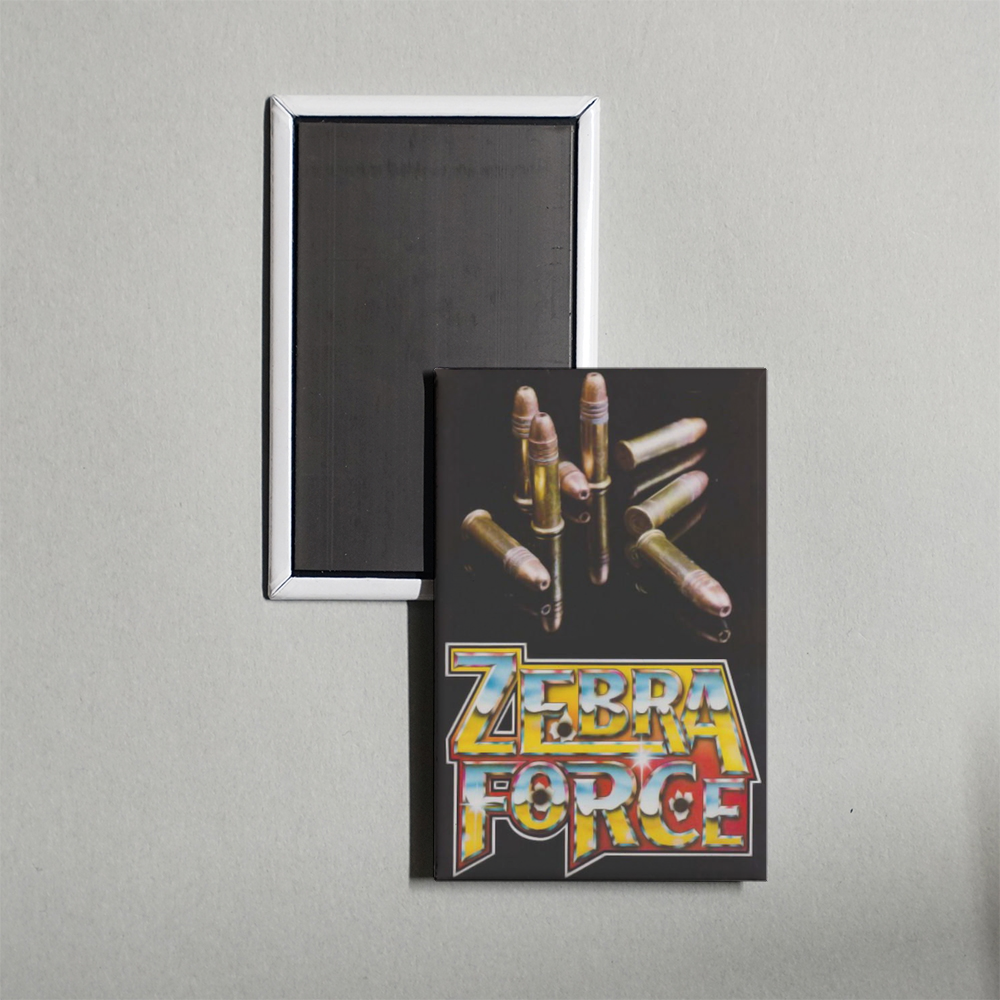 Zebra Force Mini Movie Fridge Magnet