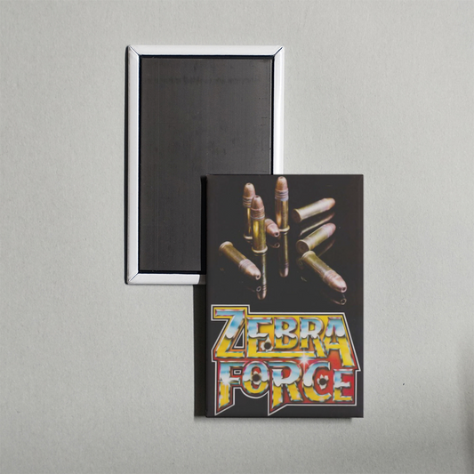 Zebra Force Mini Movie Fridge Magnet