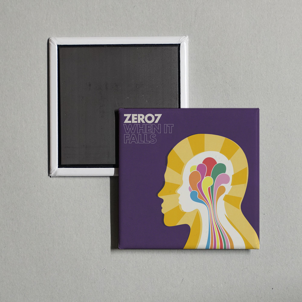 Zero 7 - When It Falls Album Cover Fridge Magnet