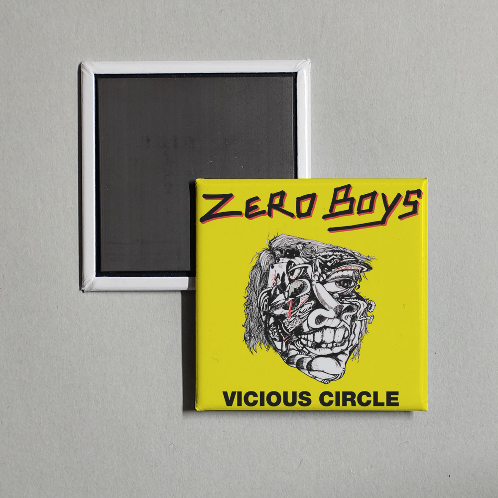 Zero Boys - Vicious Circle Album Cover Fridge Magnet