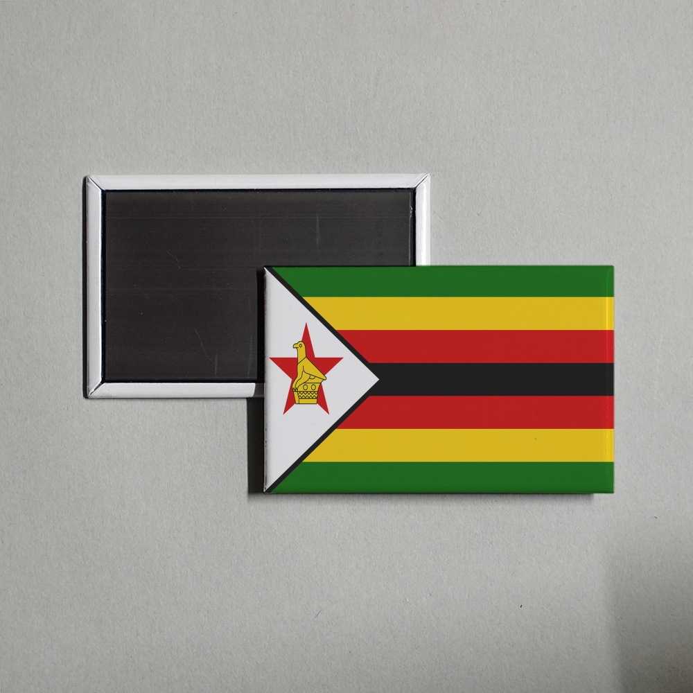 Zimbabwe Flag Fridge Magnet