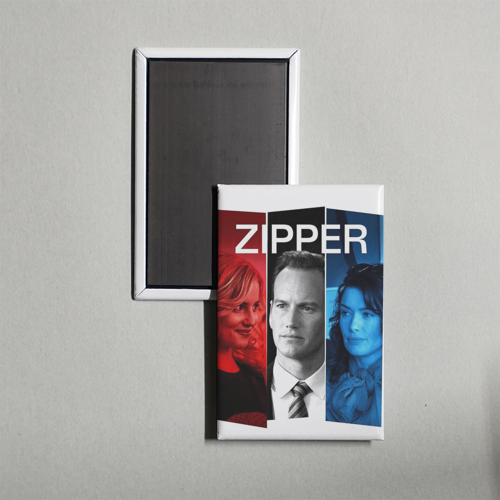 Zipper Mini Movie Fridge Magnet