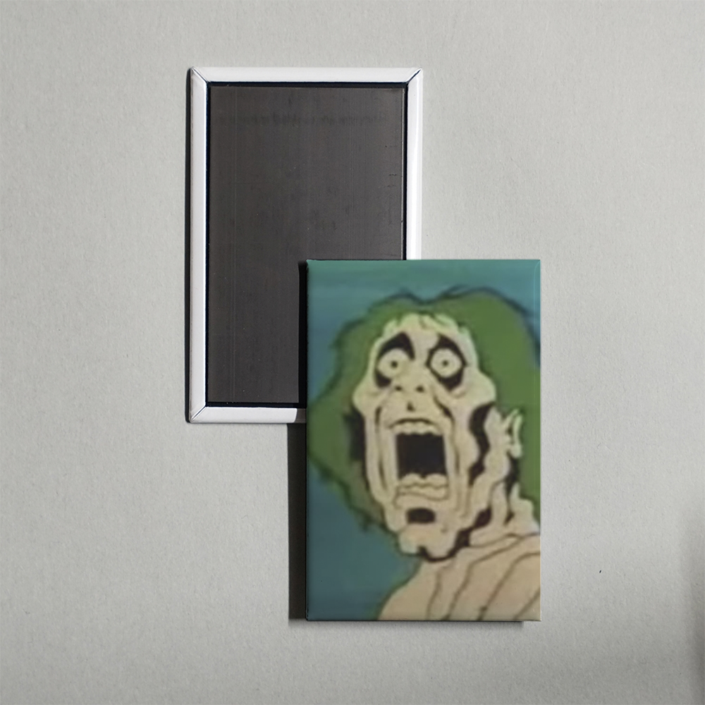 Zombie Door Mini Movie Fridge Magnet