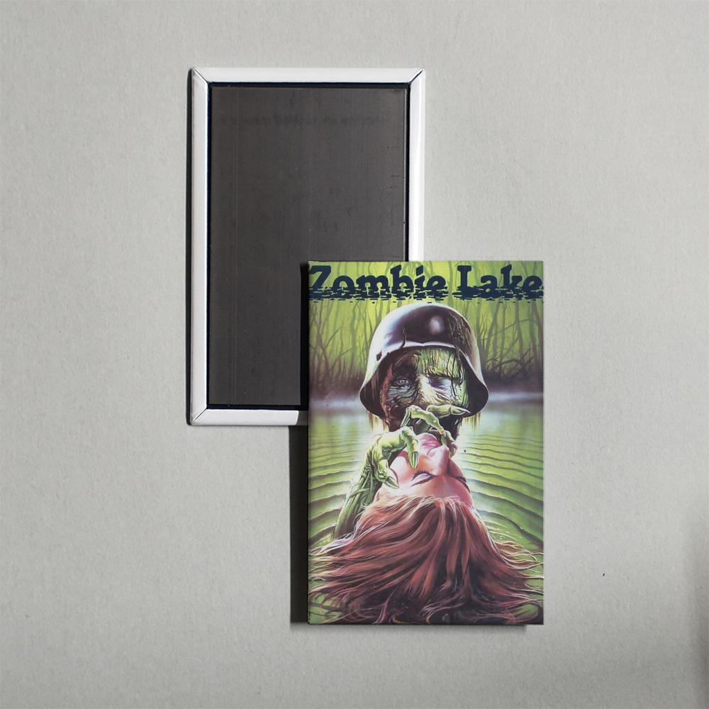 Zombie Lake Mini Movie Fridge Magnet